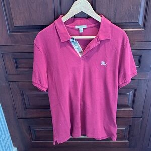 Burberry Red Polo Shirt